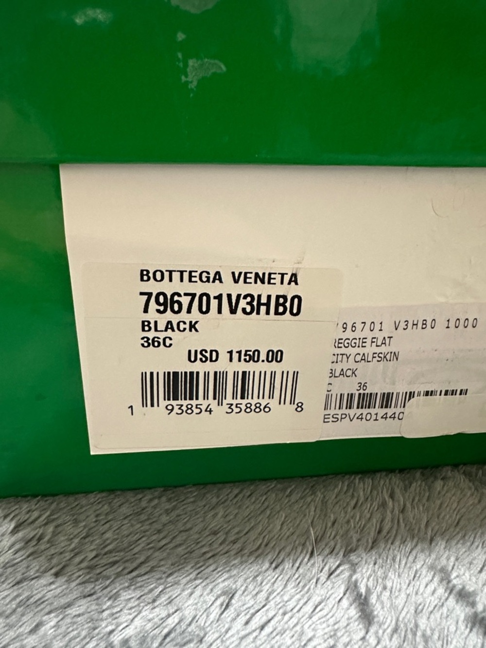 Bottega Veneta Black Reggie Intrecciato Leather Slide Mule Clog BNIB - Picture 8 of 8